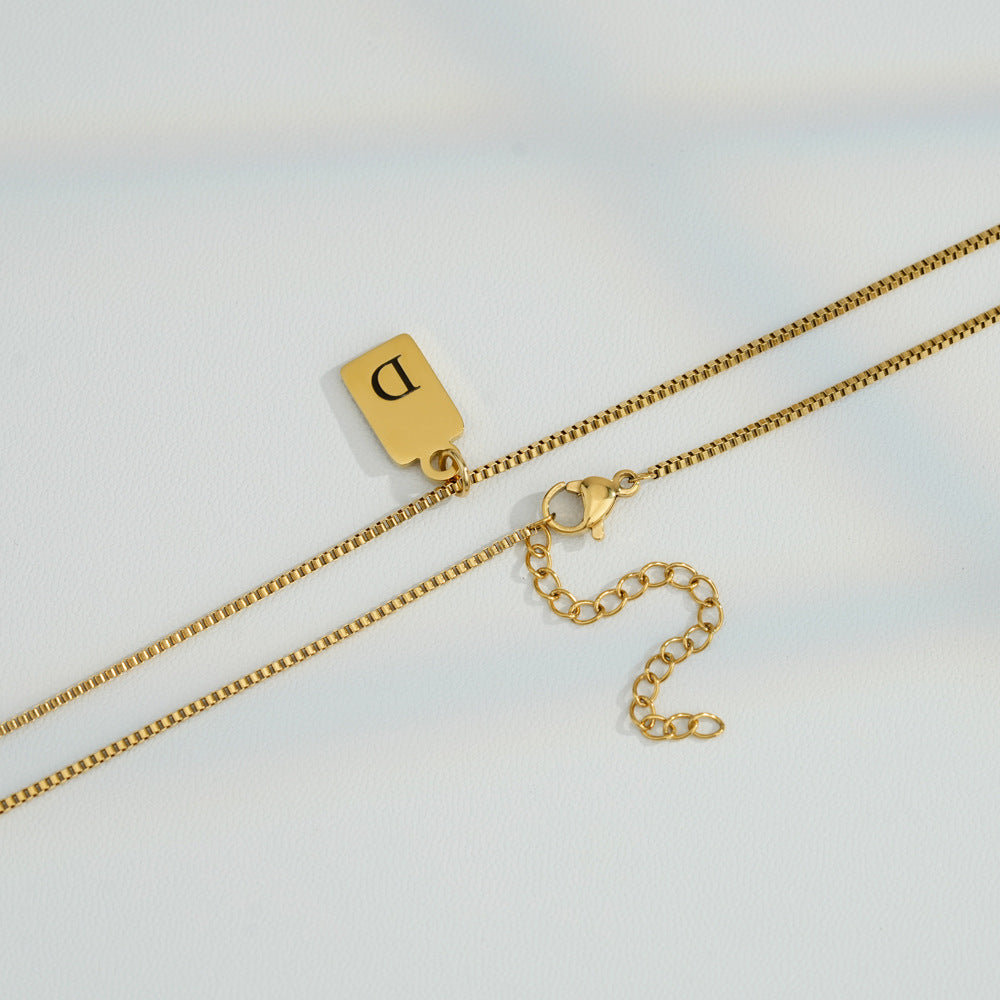 Minimalist Letter Necklace