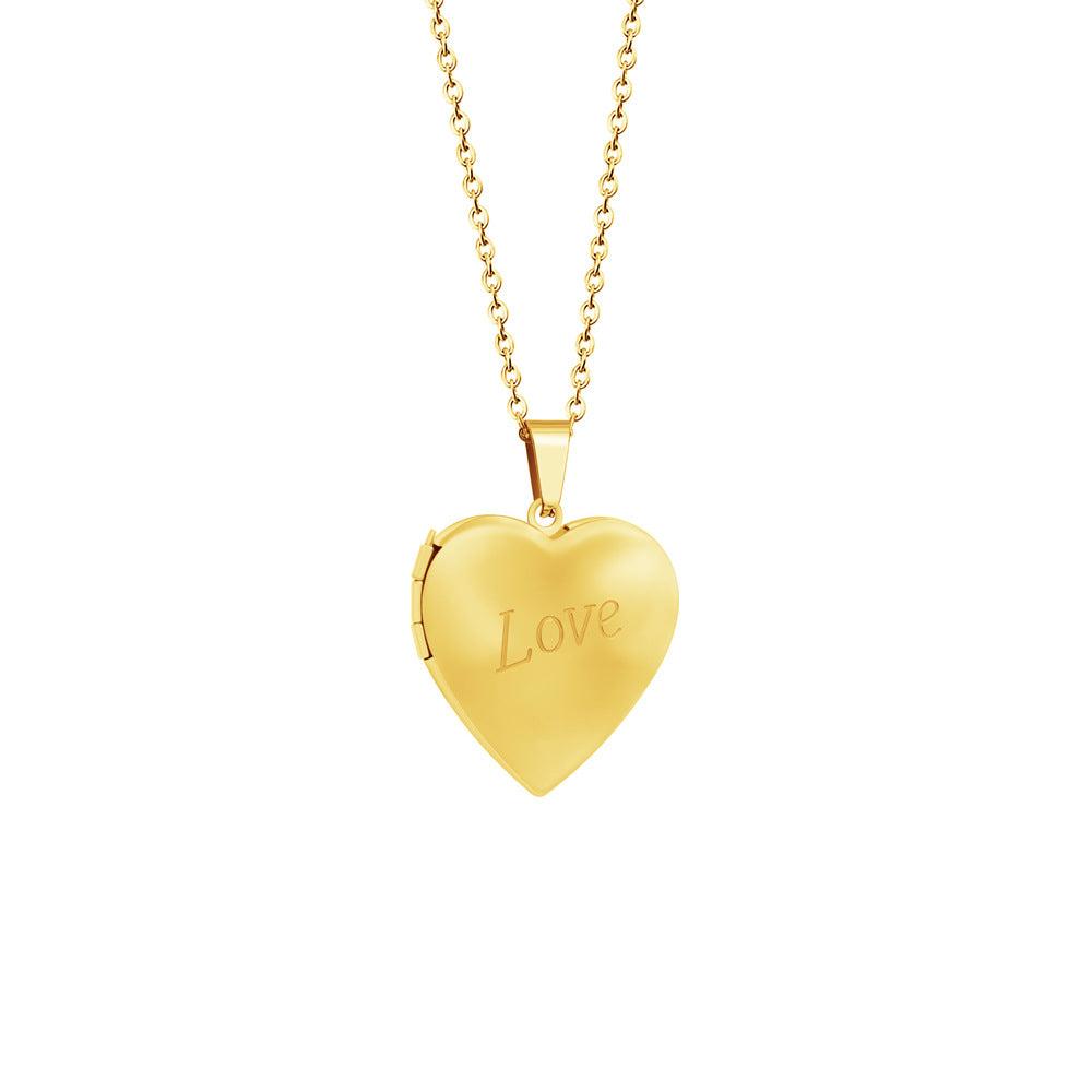 Customizable Photo Frame-Style Necklace