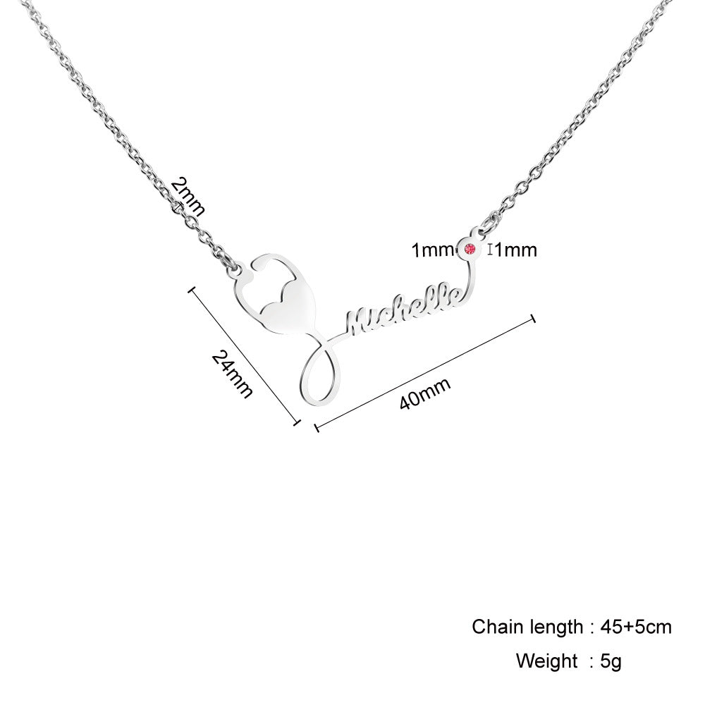 Custom necklaces in a variety of creative shapes