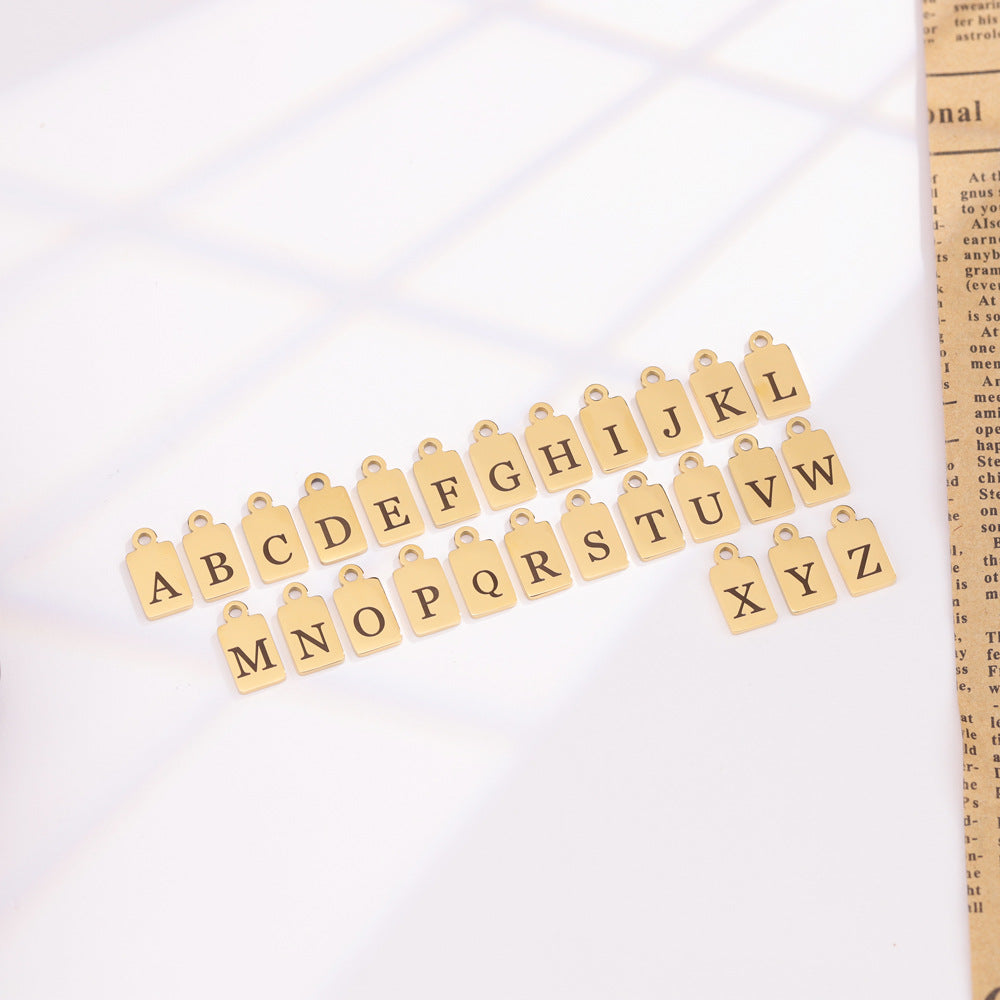 Minimalist Letter Necklace