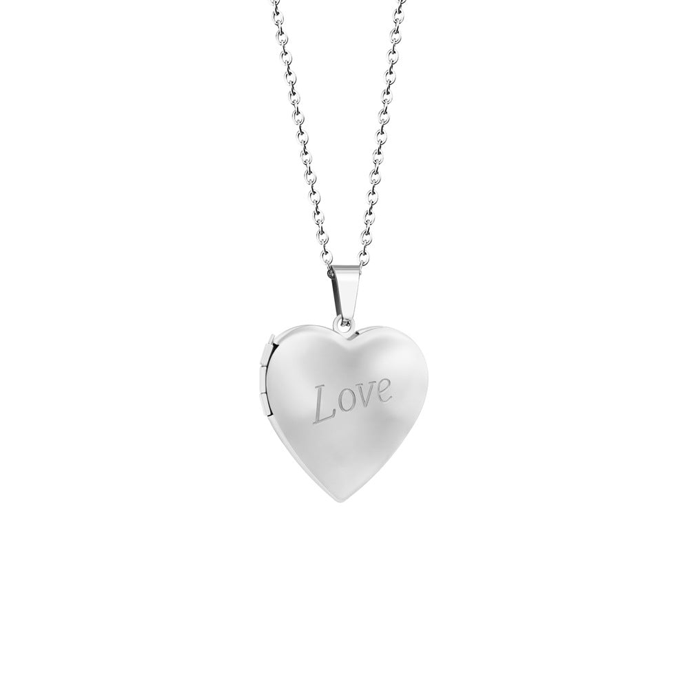 Customizable Photo Frame-Style Necklace